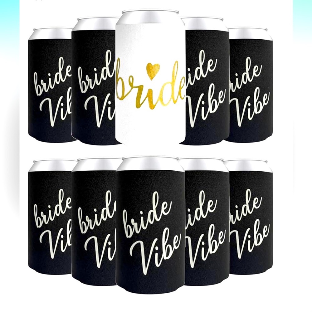 Bride Vibe Can Coolers Set NWT